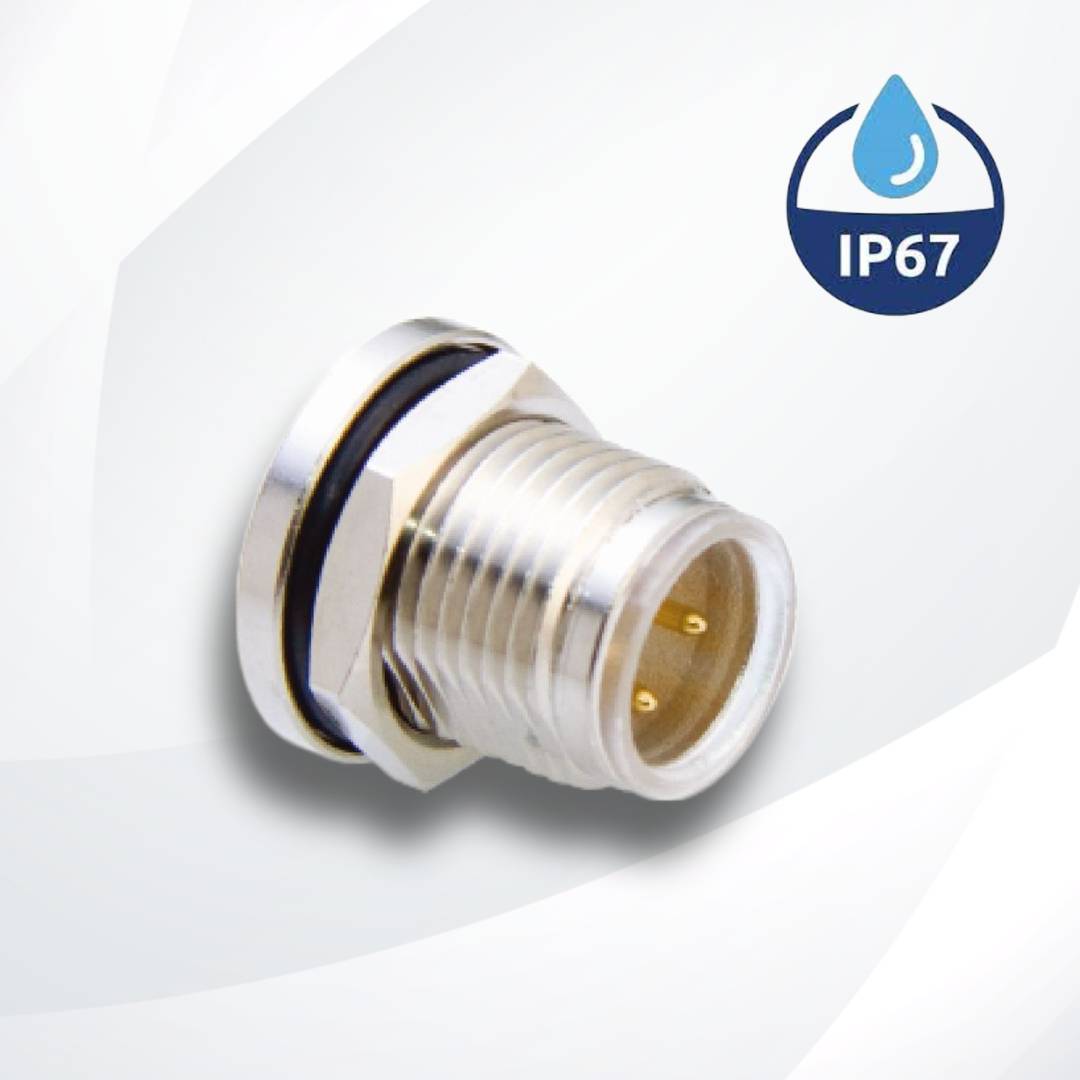 M12 connector – M12 A code 4 Pin Receptacle male