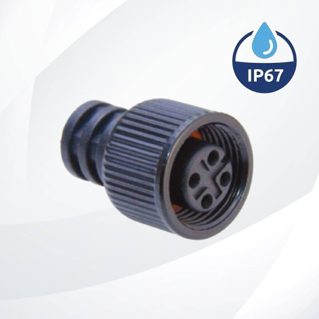 M12 connector – M12 A code 4 Pin Plug Female