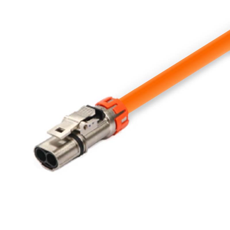 High power series cable (JPC XL60 Plug Connector) – XL60 plug to OPEN, non-HVIL, 45A(2C*6mm2), 2M