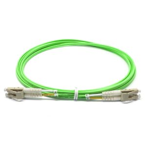 LC to LC Multimode OM5 Duplex 50/125 OFNR Fiber Optic Patch Cable – 2M