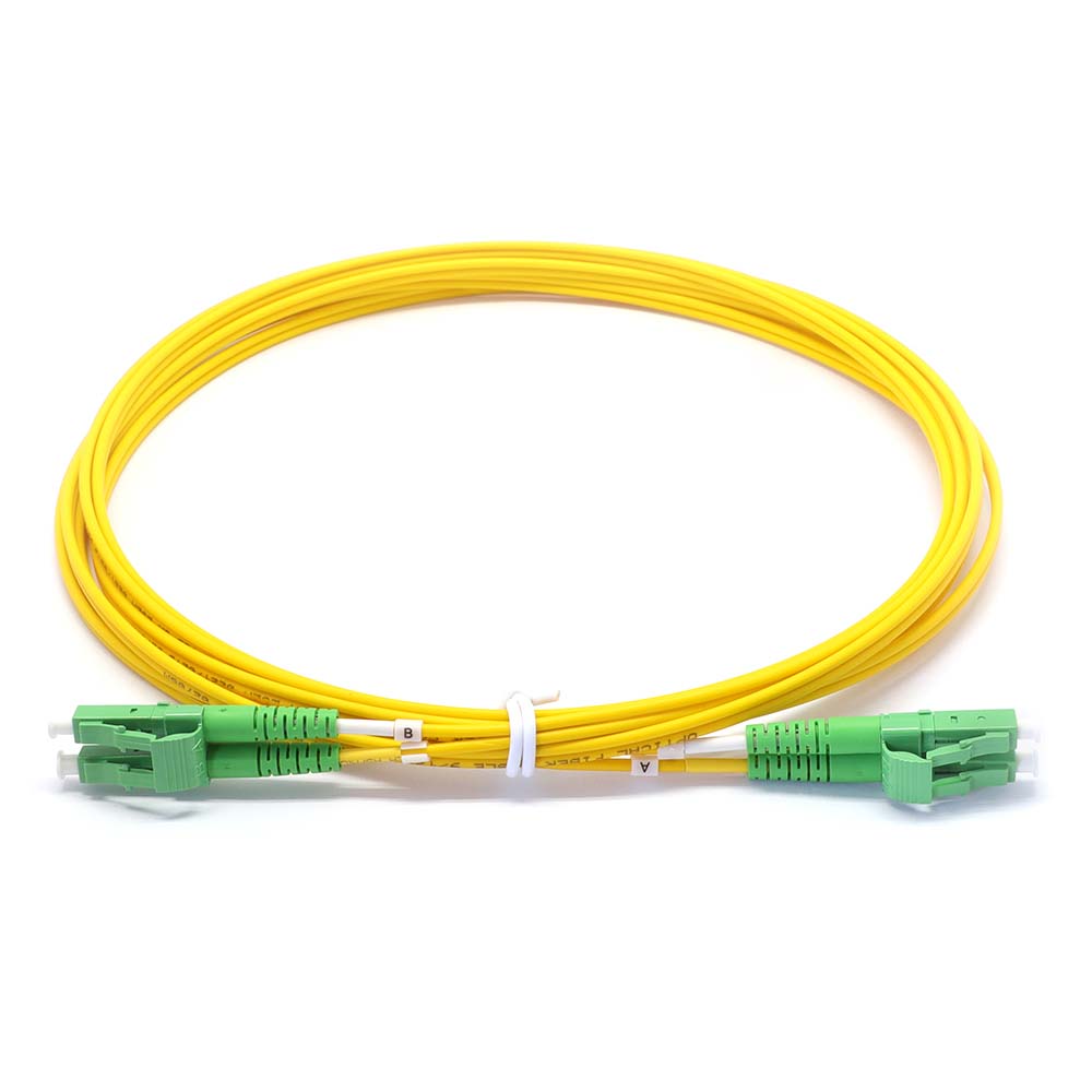 LC to LC Singlemode OS2 Duplex  9/125 OFNR Fiber Optic Patch Cable – 3M