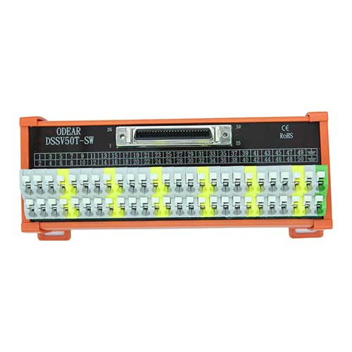 Terminal block(Servo I/O Control and Wire-saving Module) 50pin Magic Color Wire-saving