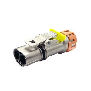 XL60, X-Code, 2 POS, Plug, Male Contact, Straight, Crimp, IP67(Mating), Non-HVIL Connector, 6mm2