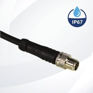 Waterproof series M8 Plug 3pin Male Contact to Open Cable 3M