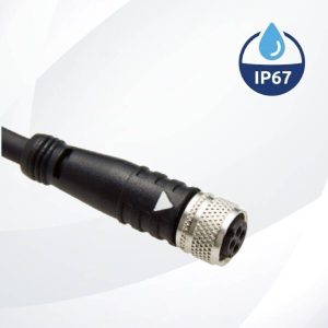 Waterproof series M8 Plug 4pin Female Contact to Open Cable 3M