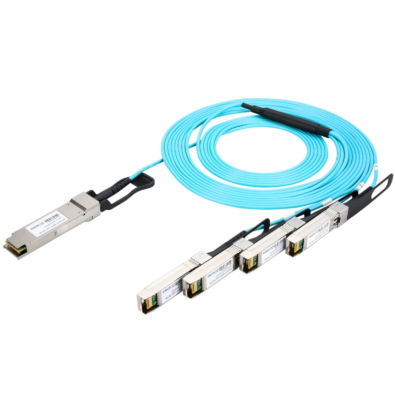 40G QSFP+ to 4*SFP+  Active Optical Cable PVC