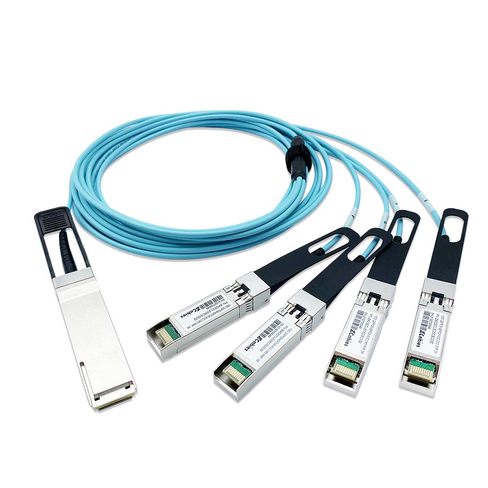 100G QSFP28 to 4*SFP28  Active Optical Cable LSZH – Juniper, 1M