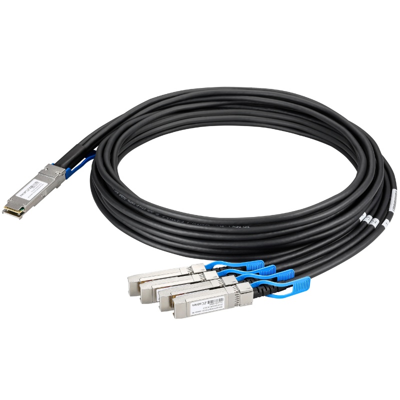 100G QSFP28 to 4*SFP28 Passive Direct Attach Copper Twinax Cable – Standard